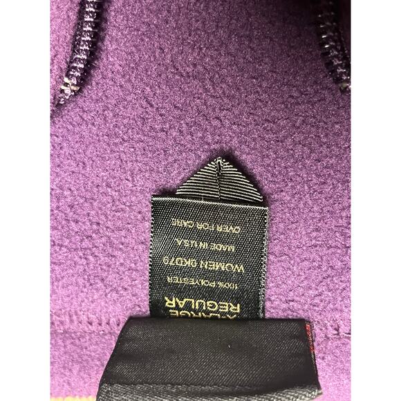 LL Bean Purple Outdoors Full  Zip-Up Womens Fleece Jacket   Extra Large - Picture 3 of 6